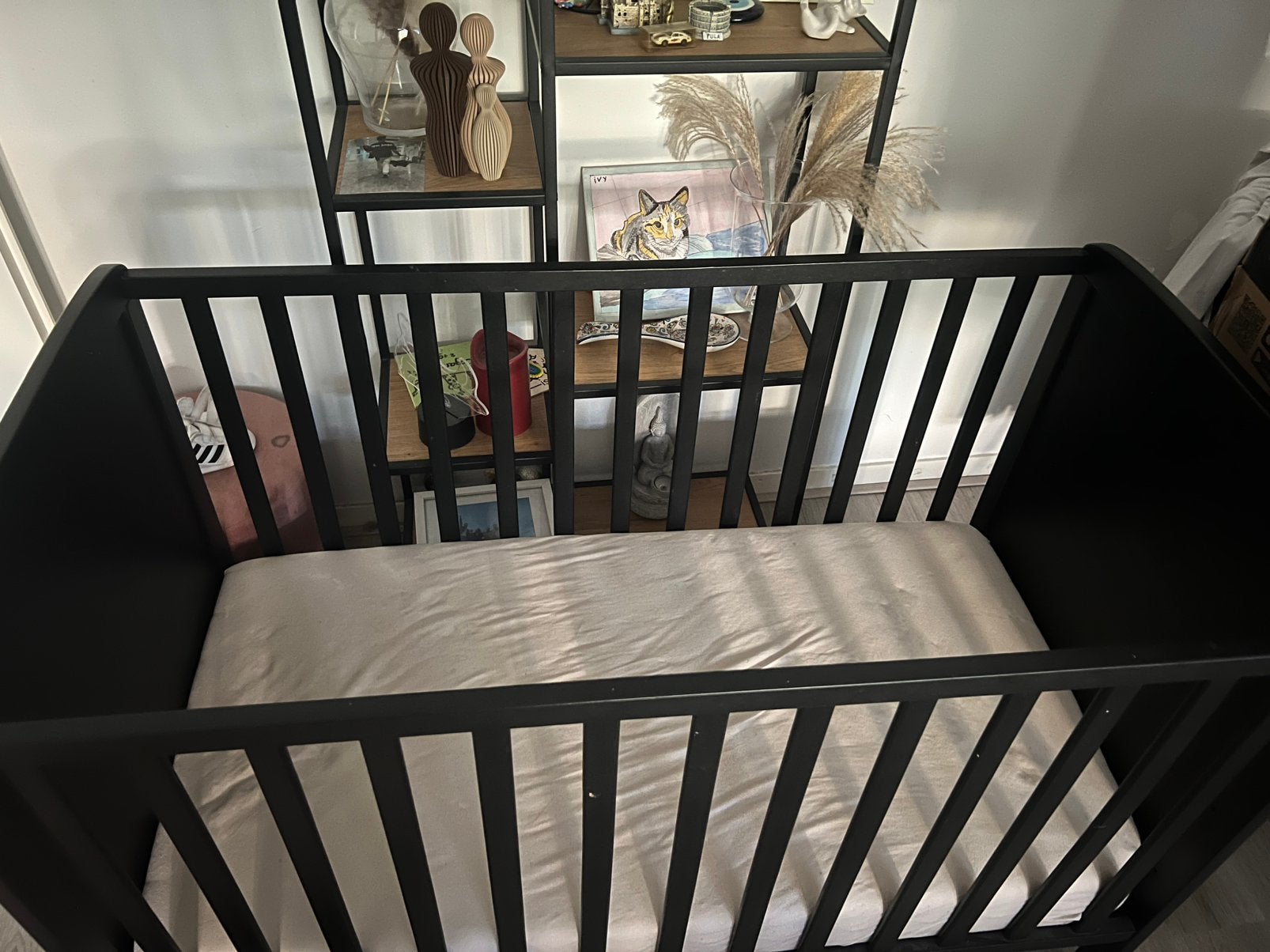 Prenatal ledikant 60x120 incl. Matras, Ophalen, Gebruikt