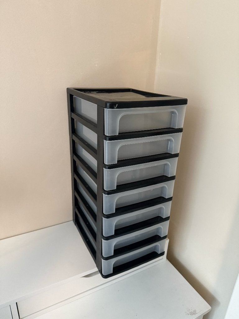 Kunststof Ladenkast met 7 Laden / Plastic Drawers, Huis en Inrichting, Kasten | Ladekasten, Ophalen, 3 of 4 laden, Minder dan 100 cm