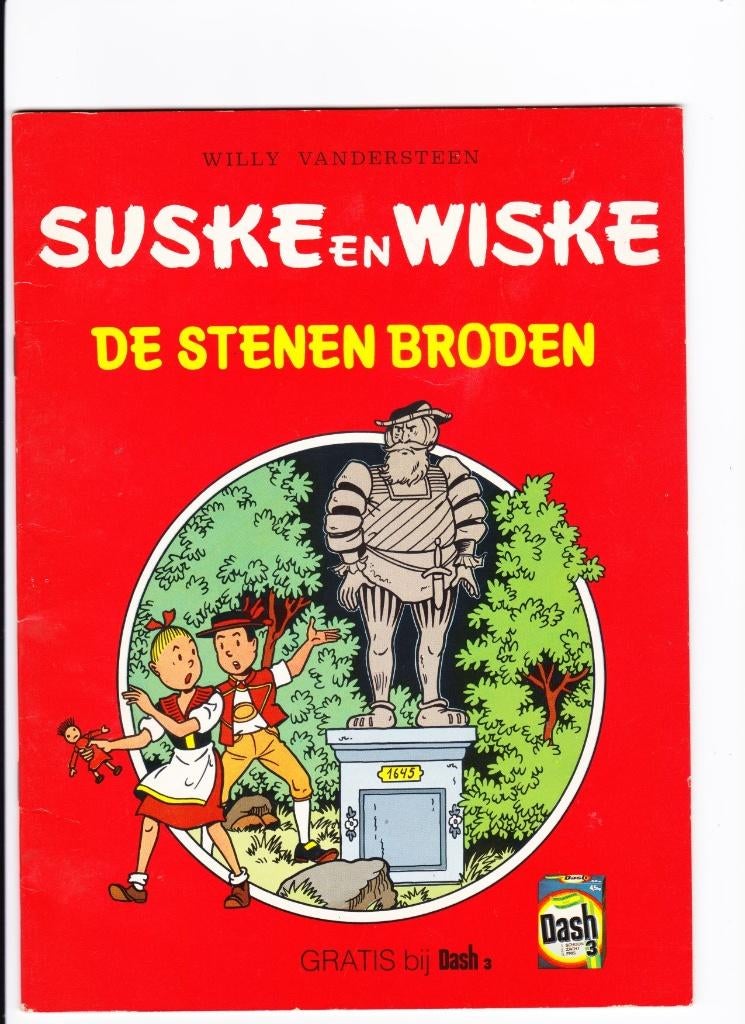 Suske en Wiske De Stenen Broden Dash 3 album 1984, Boeken, Eén stripboek, Ophalen of Verzenden, Gelezen, Willy Vandersteen