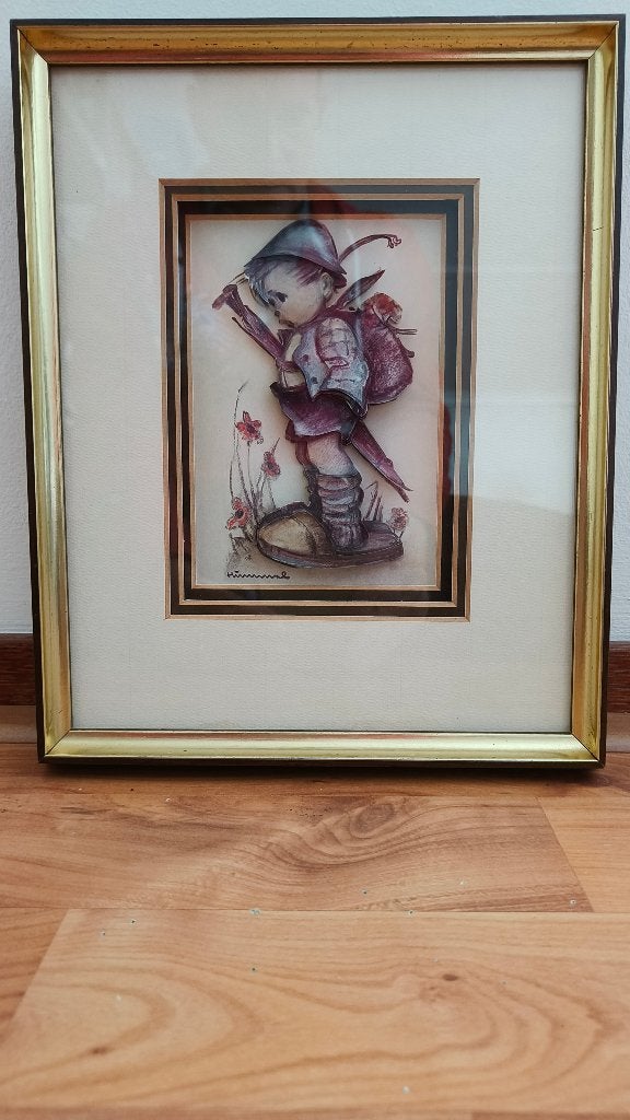 Hummel 3-Dimensional picture of M.J. Hummel (Origineel!), Verzamelen, Beelden en Beeldjes, Ophalen of Verzenden, Zo goed als nieuw