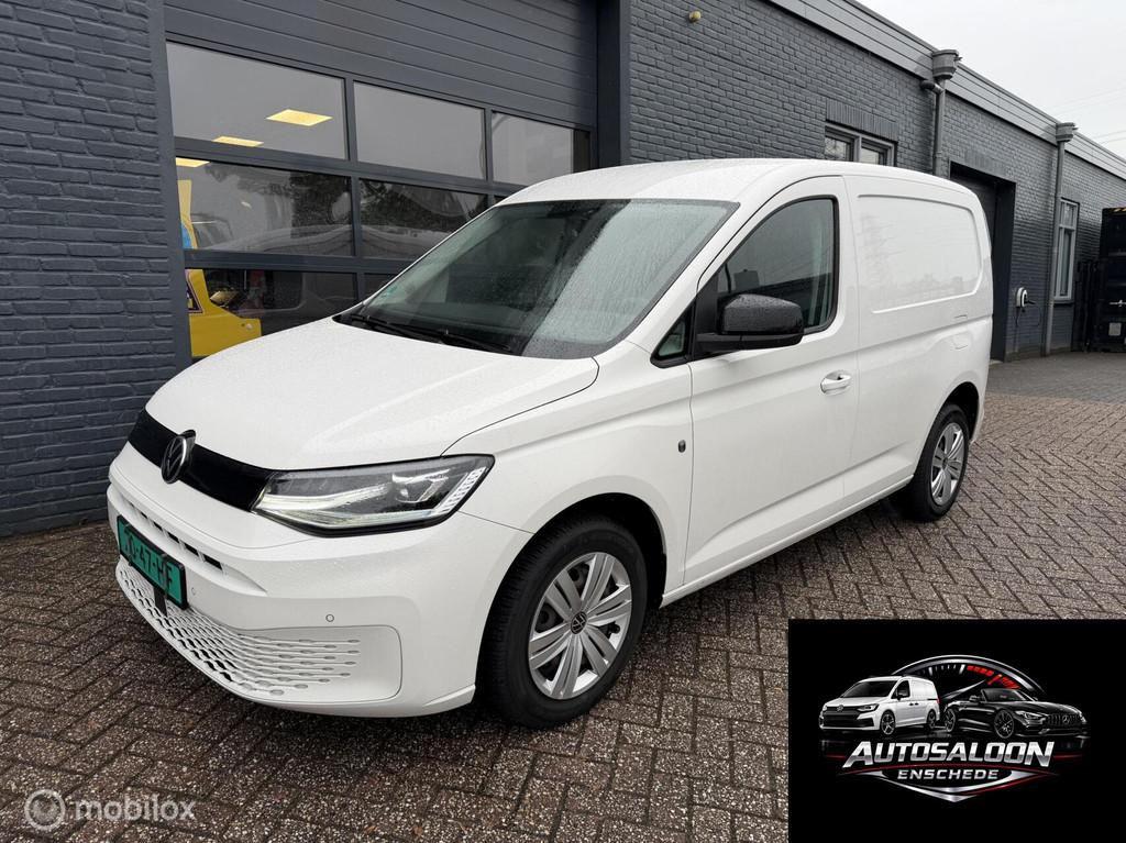 Volkswagen Caddy 2.0 TDI 122 PK 05-2021 Airco PDC LED, Auto's, Voorwielaandrijving, Stof, Gebruikt, Zwart