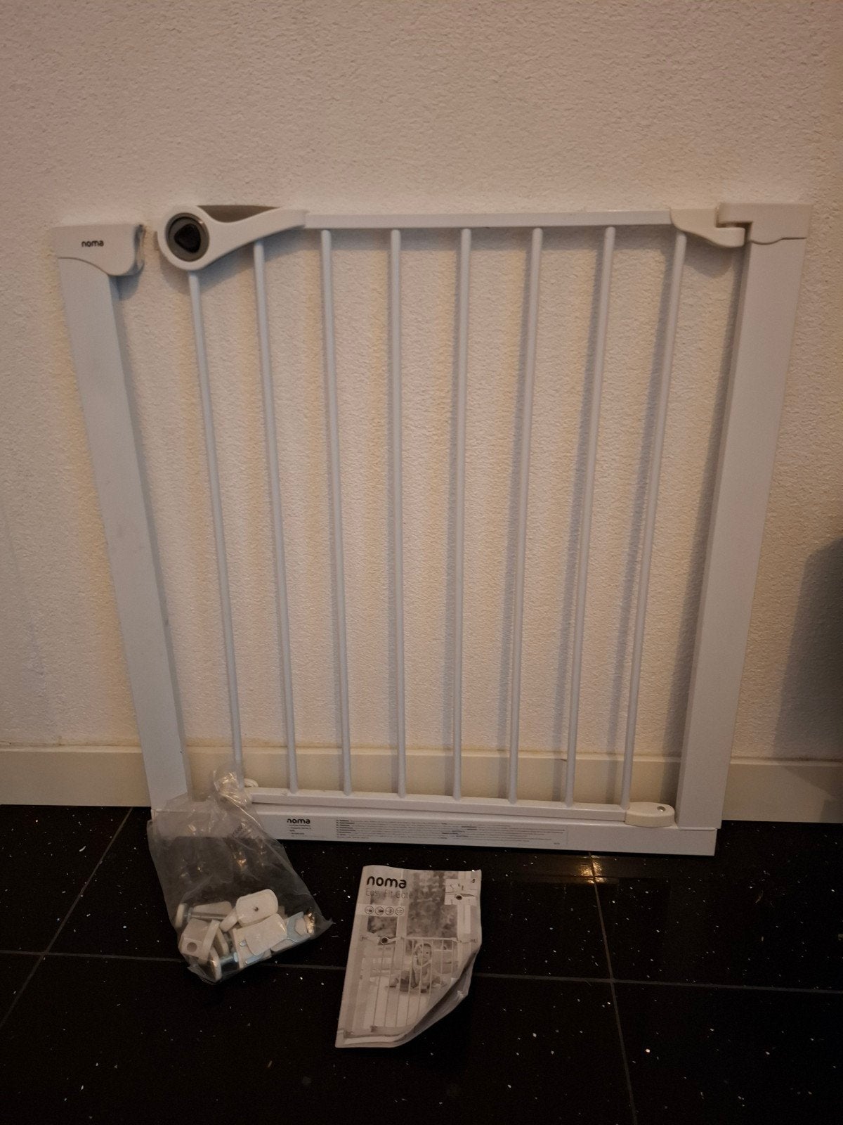 Noma Easy Fit Gate - Wit Klemhekje, Ophalen, Gebruikt, Klemhekje, Metaal of IJzer
