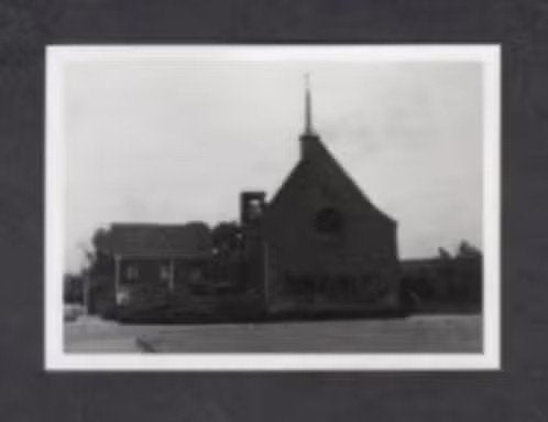 Foto Den Haag Vrijz. Hervormde Houtrustkerk 1965., 1960 tot 1980, Foto, Ophalen of Verzenden, Zo goed als nieuw