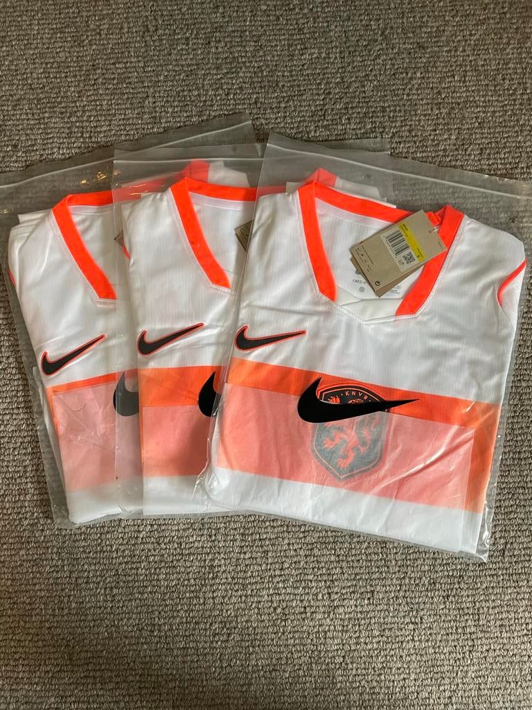Nike KNVB Oranje Shirt Dri-FIT Wit/Oranje - Nieuw - Maat S, Maat S, Ophalen of Verzenden, Nieuw, Shirt