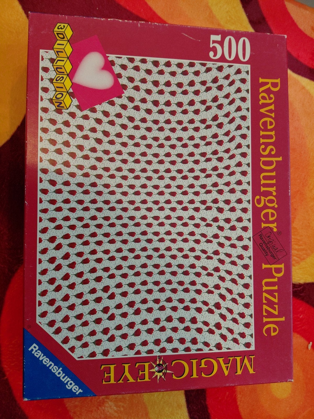Ravensburger Puzzle Magic Eye 3D Illusion 500 stukjes, Ophalen of Verzenden, 500 t/m 1500 stukjes