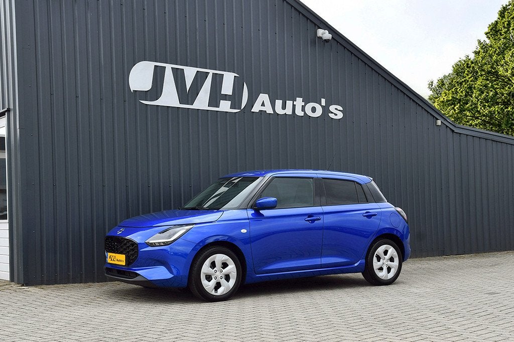 Suzuki Swift 1.2 AUT Dualjet Hybrid 02-2025 | BTW | Navi | L, Auto's, Suzuki, 83 pk, Stof, Gebruikt, Blauw