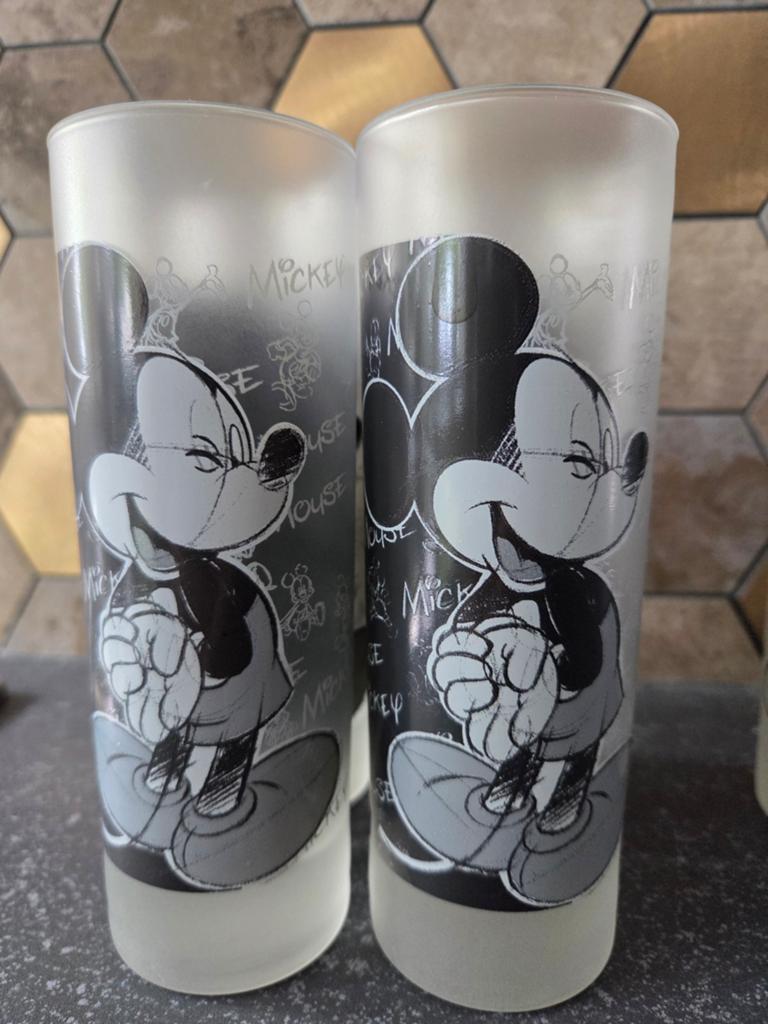 6 Disney glazen., Ophalen of Verzenden, Mickey Mouse, Nieuw, Servies