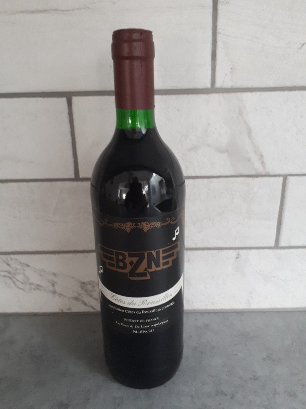 BZN fles wijn, Verzamelen, Ophalen of Verzenden, Frankrijk, Rode wijn