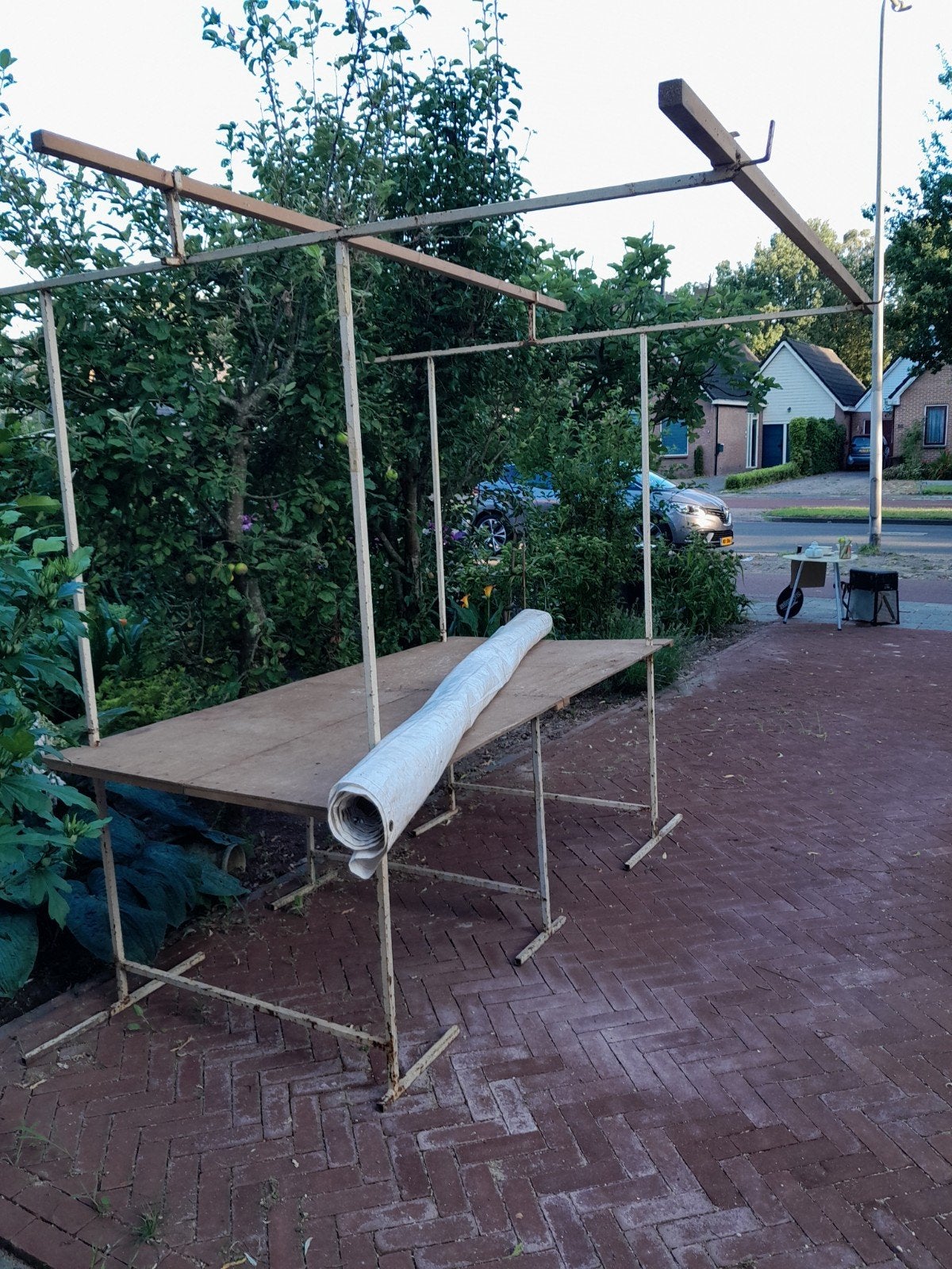 Stevige marktkraam, Ophalen, Gebruikt