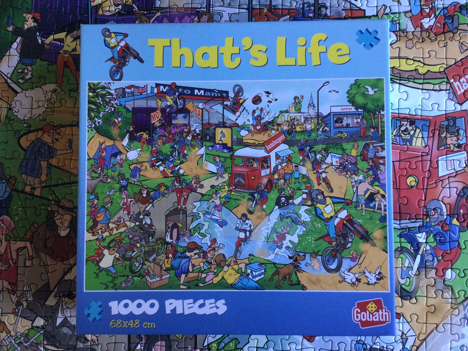 That’s Life puzzel. Motorcross. 1000 stukjes., Ophalen, 500 t/m 1500 stukjes, Zo goed als nieuw