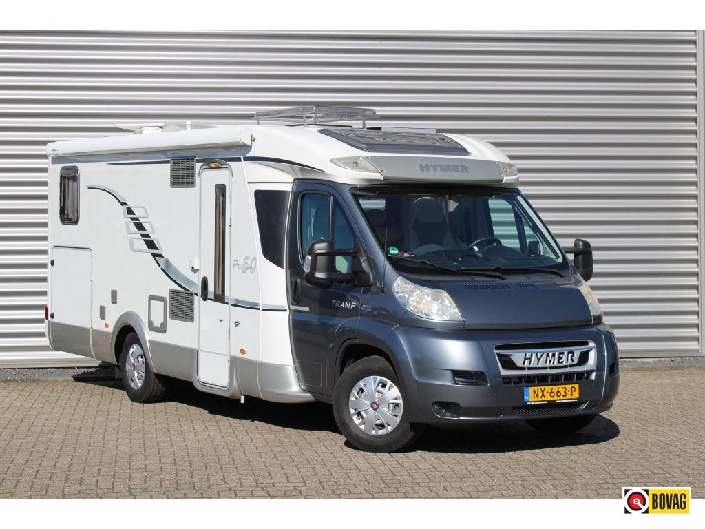 Hymer T678 Lengtebedden 150PK Heavy Trekhaak Luchtvering, Ringverwarming, Fiat, 7 tot 8 meter, Bedrijf