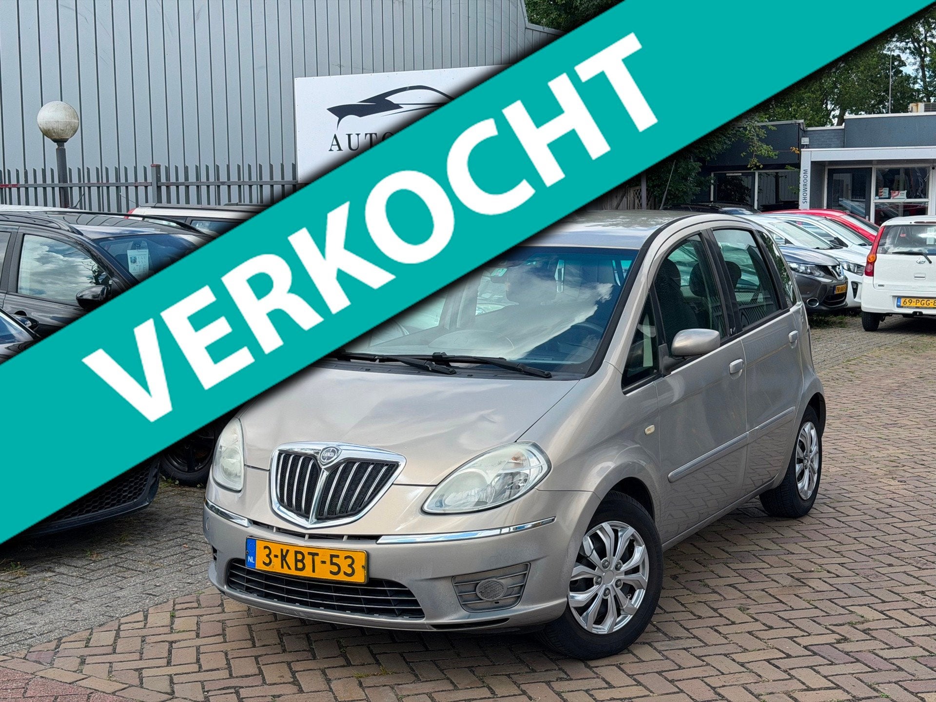 Lancia Musa 1.4 Argento/Airco/Elektrische Raam/Apk/2 sleutel, Auto's, Lancia, Gebruikt, 4 cilinders, 400 kg, Bedrijf