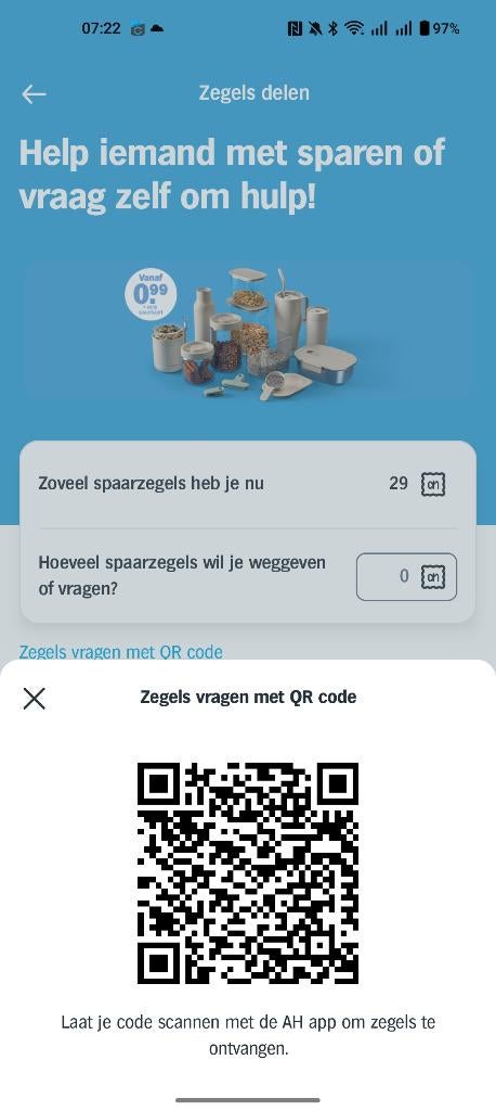 Albert Heijn Brabantia zegels, Albert Heijn, Ophalen of Verzenden
