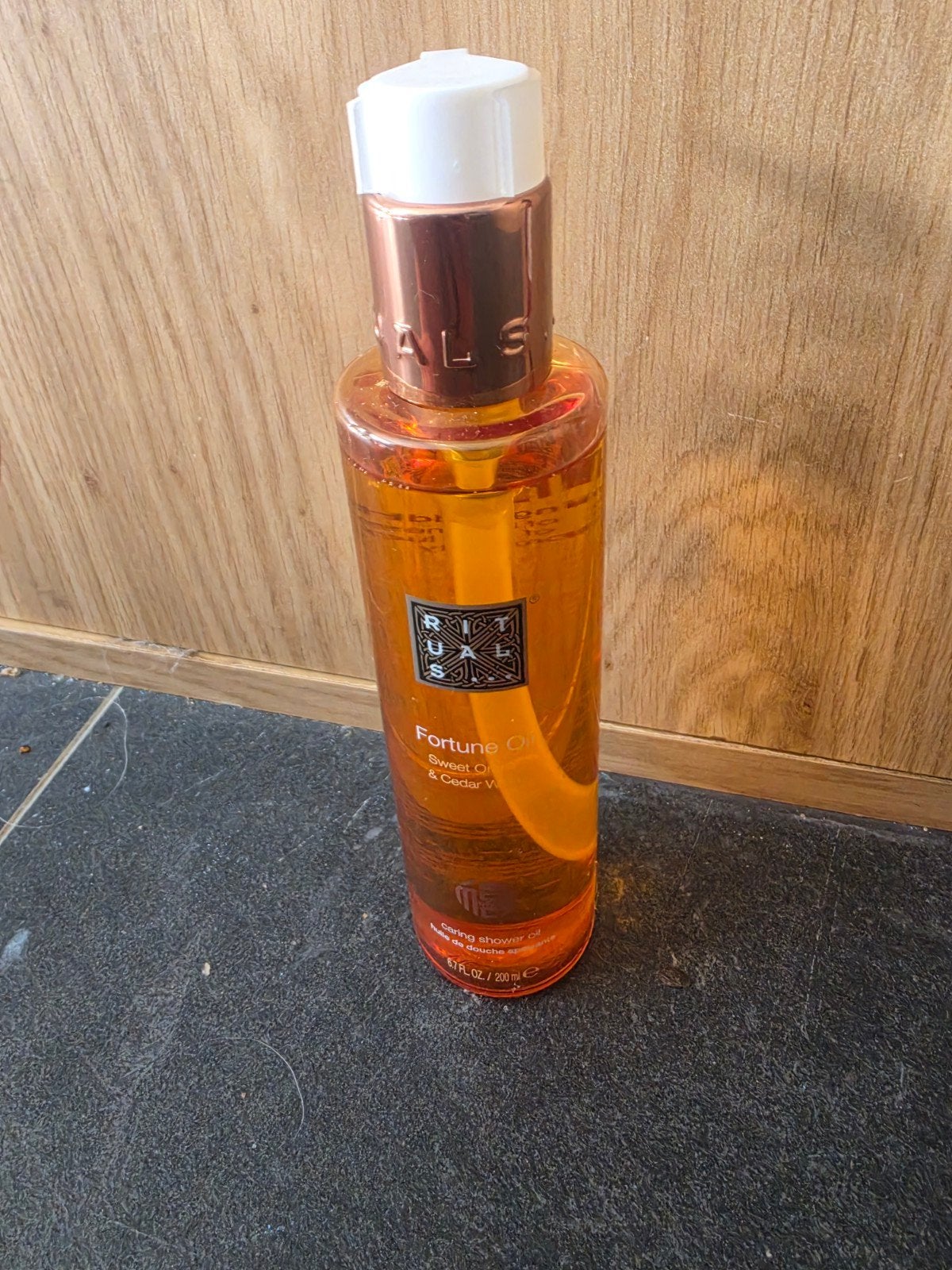 Rituals Fortune Oil Sweet Orange & Cedar Wood Doucheolie, Ophalen of Verzenden, Nieuw, Bad & Douche