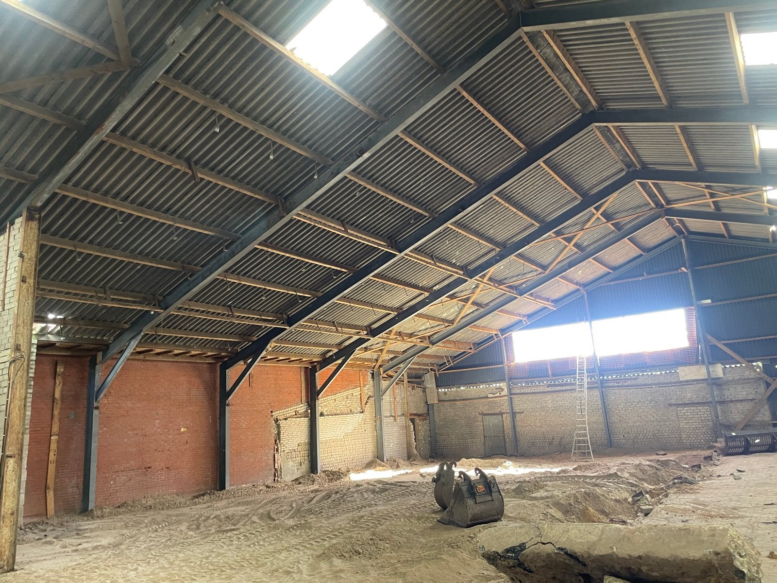 Stalen Spanten Schuur Bedrijfshal loods staalconstructie, Ophalen