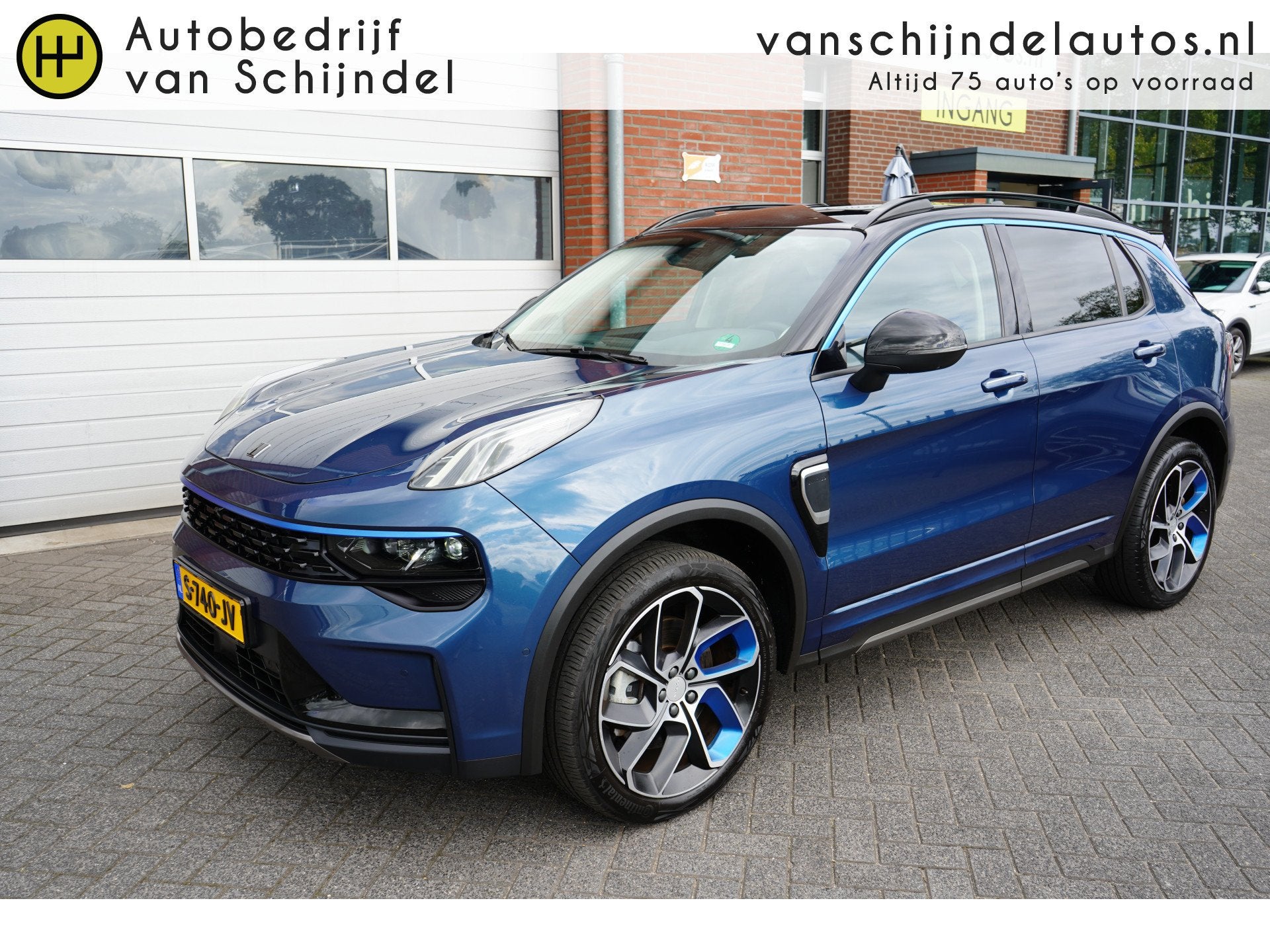 Lynk & Co 01 1.5 261PK! ORIGINEEL NEDERLANDS 10X OP VOORRAAD, Dealer onderhouden, Stof, Blauw, 120 €/maand