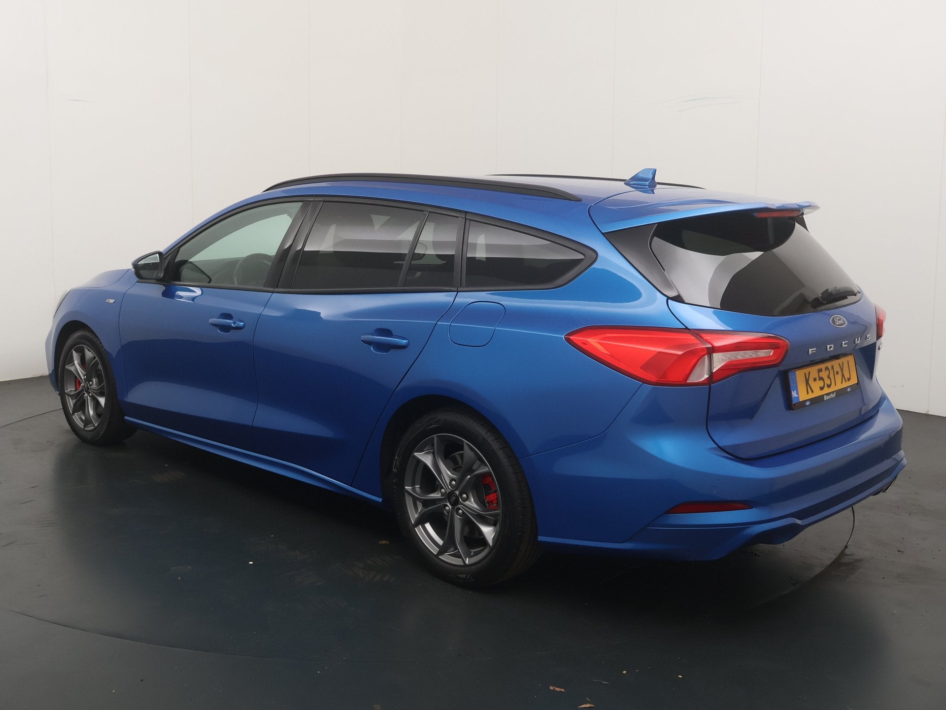 Ford FOCUS Wagon EcoBoost Hybrid 125 pk ST Line X | Camera |, Auto's, 12 maanden, Gebruikt, Blauw, Origineel Nederlands