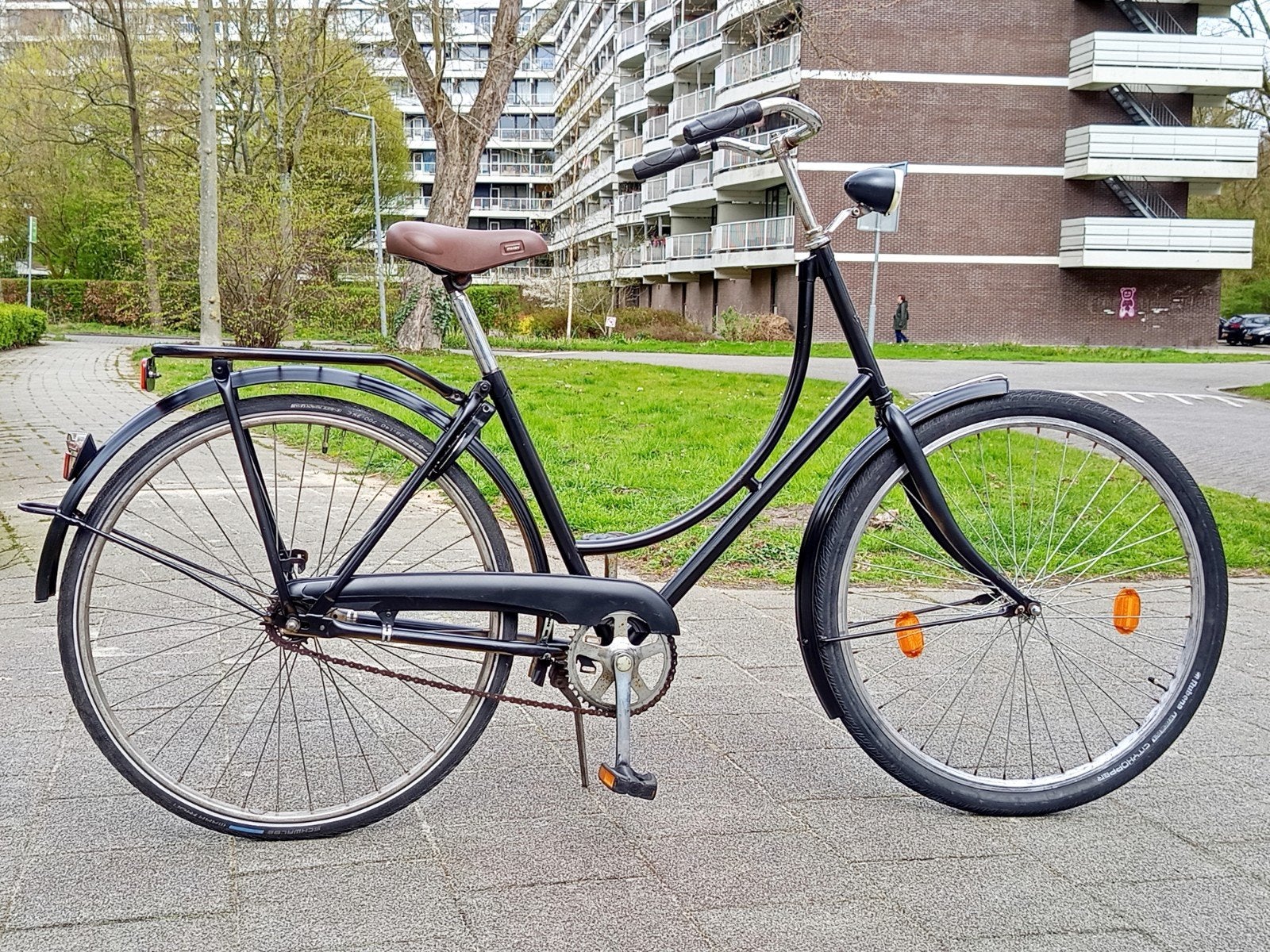 Studenten fiets, 50 tot 53 cm, Ophalen, Gebruikt, Terugtraprem