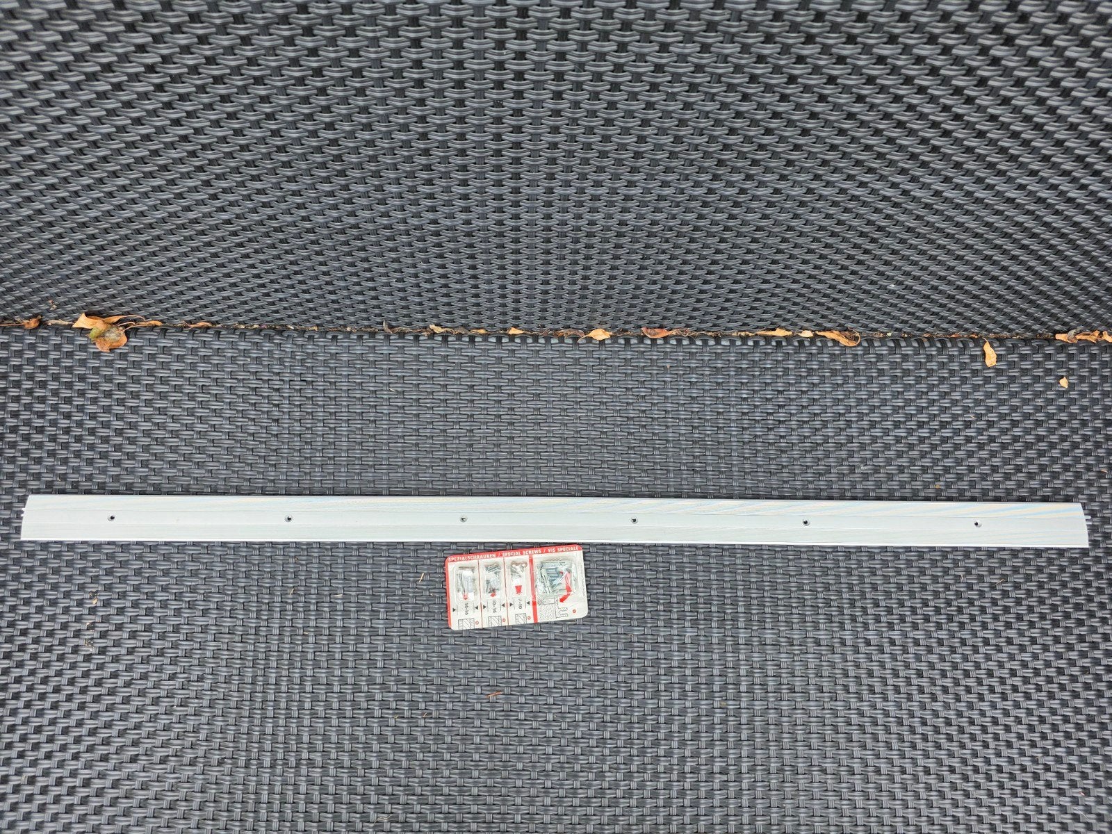 Küberit Aluminium overgangsprofiel voor parket met schroeven, Ophalen, Overige materialen, 100 tot 150 cm, Lijsten