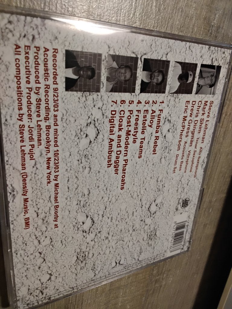 Steve Lehman Quintet ArtificialLight Fresh Sound CD  2004, Cd's en Dvd's, Ophalen of Verzenden, Zo goed als nieuw, Jazz