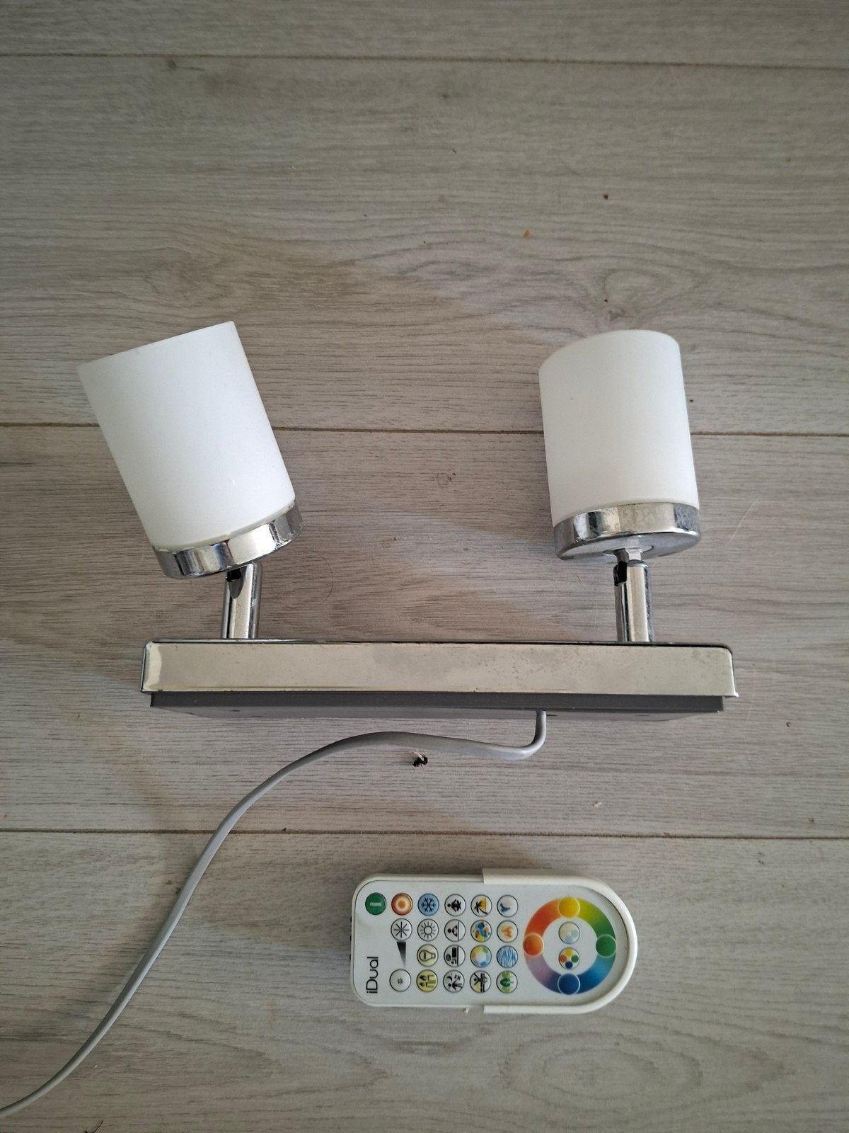 2 spots led Met kleuren, Gebruikt, Ophalen of Verzenden, LED, Metaal