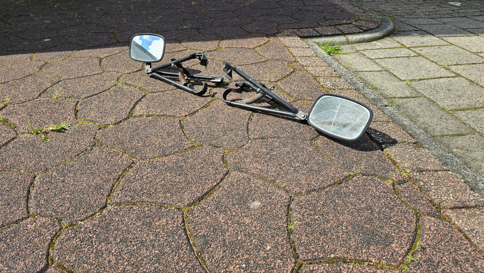 Caravan spiegels, Ophalen
