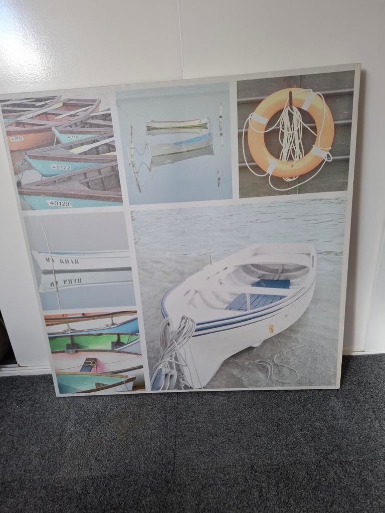 Zee schilderij, Ophalen, Zo goed als nieuw, 75 tot 100 cm, Schilderij
