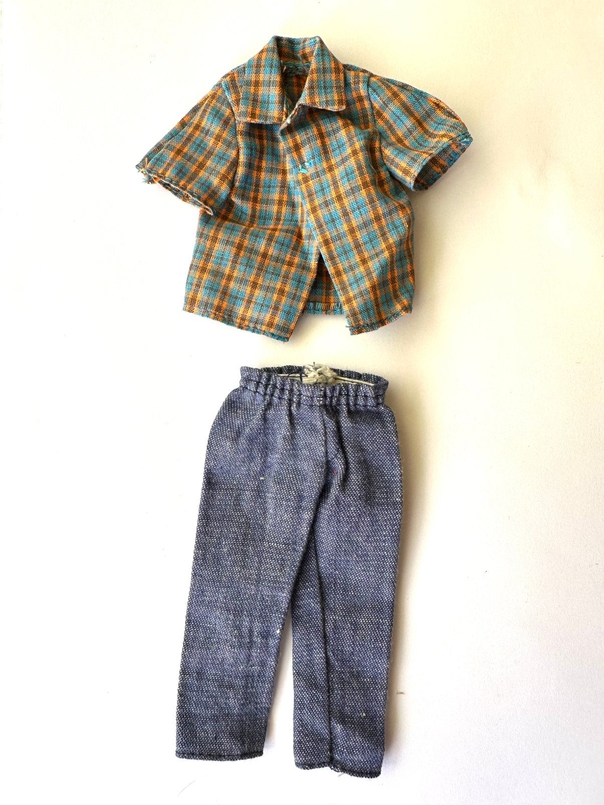 Daisy outfit - jeans/geruite blouse - Mary Quant, Verzenden, Gebruikt, Kleertjes