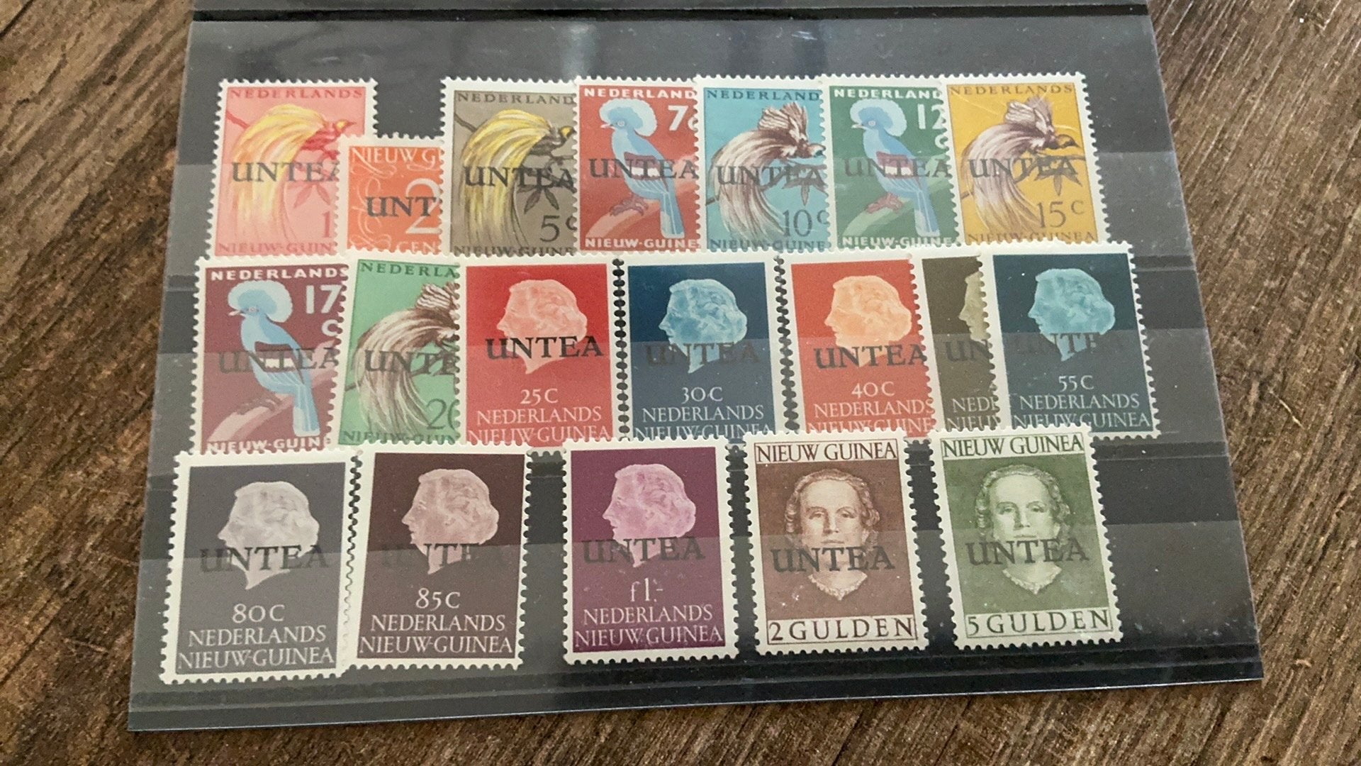 #70 Serie Nieuw Guinea UNTEA, pf/plakker, Postzegels en Munten, Postzegels | Nederlands-Indië en Nieuw-Guinea, Ophalen of Verzenden