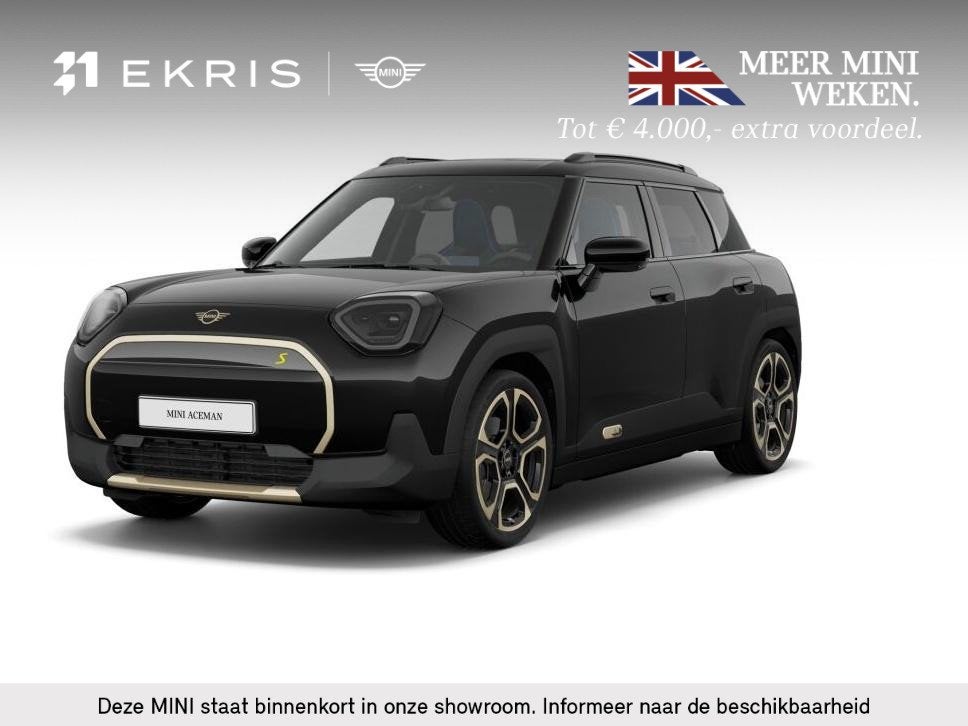 MINI Aceman SE Favoured Trim | Pakket M, Auto's, Zwart, 218 pk, Aceman, Nieuw