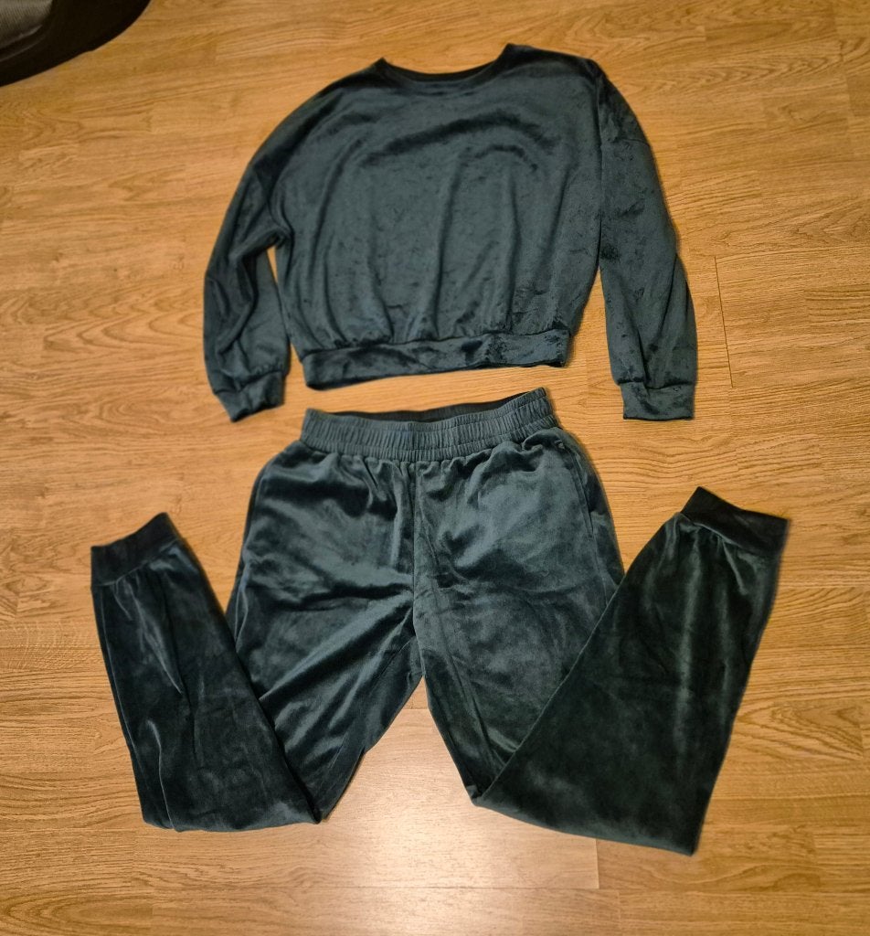 Velours pyama hunkemoller zgan, Hunkermoller, Ophalen of Verzenden, Zo goed als nieuw, Maat 38/40 (M)