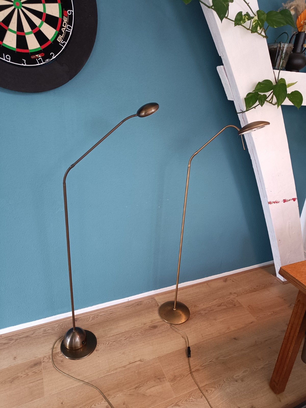 Twee vintage Steinhauer vloerlampen - gratis op te halen, Ophalen, Gebruikt, 100 tot 150 cm, Vintage