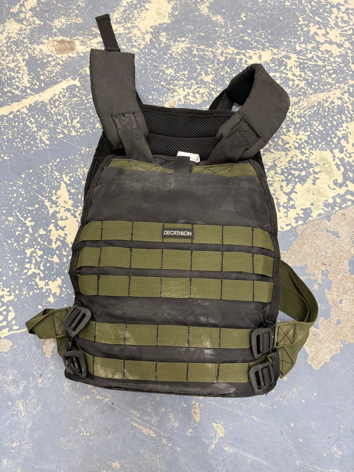 Gewichtsvest met verplaatsbare platen - tot 10kg, Sport en Fitness, Fitnessmaterialen, Ophalen, Gebruikt, Overige typen