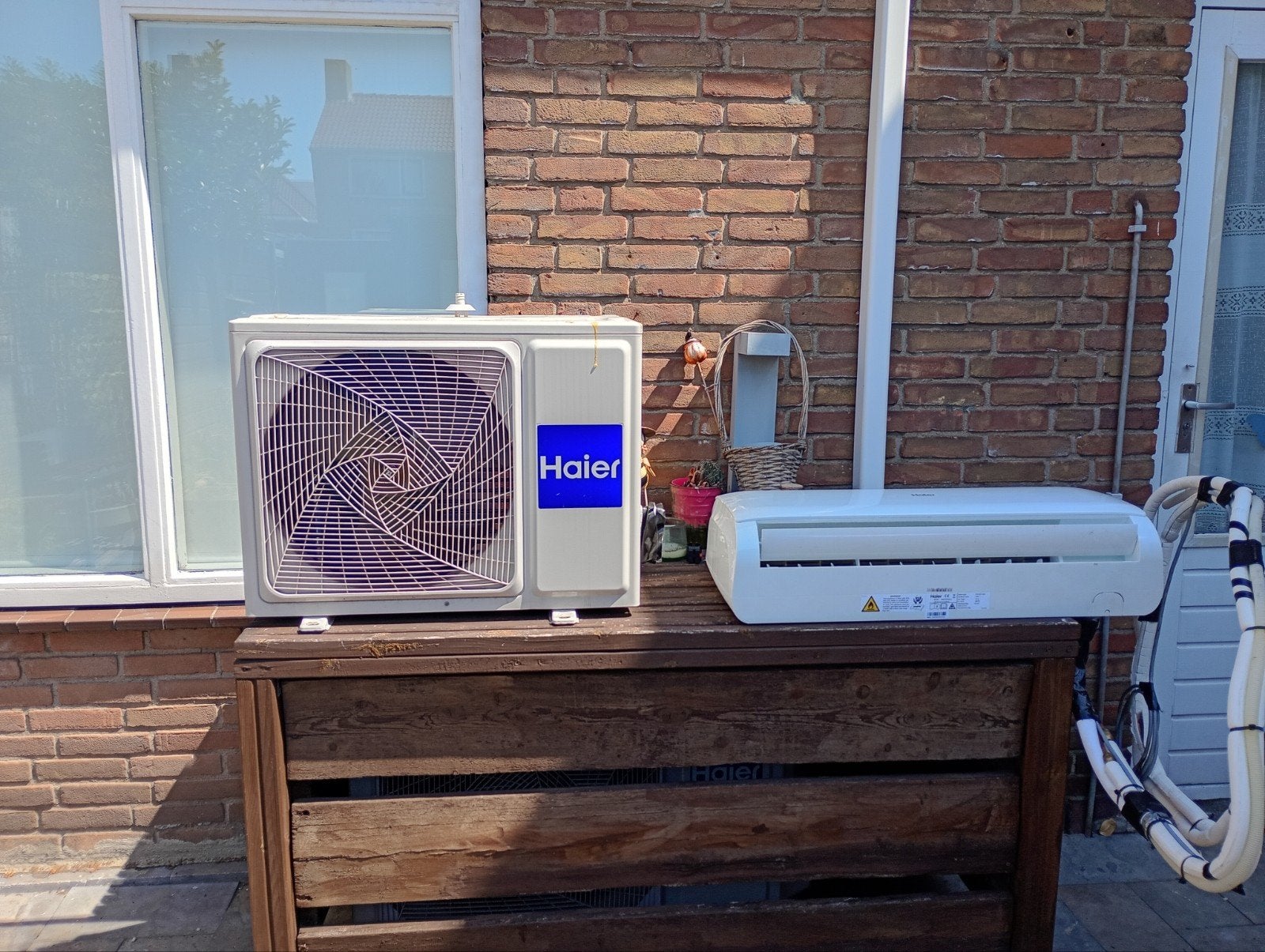 Haier Split Airco 2.6 kW Koelen en Verwarmen, Minder dan 60 m³, 3 snelheden of meer, Ophalen of Verzenden, Energieklasse A of zuiniger