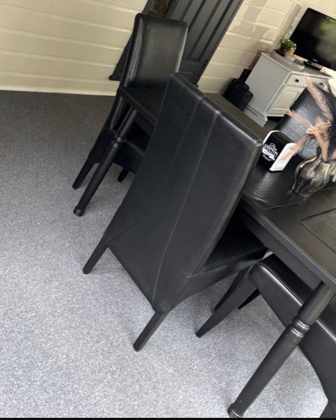 Houten eettafel, Huis en Inrichting, Tafels | Eettafels, Gebruikt, 50 tot 100 cm, 100 tot 150 cm, Vier personen, Rechthoekig, Overige houtsoorten