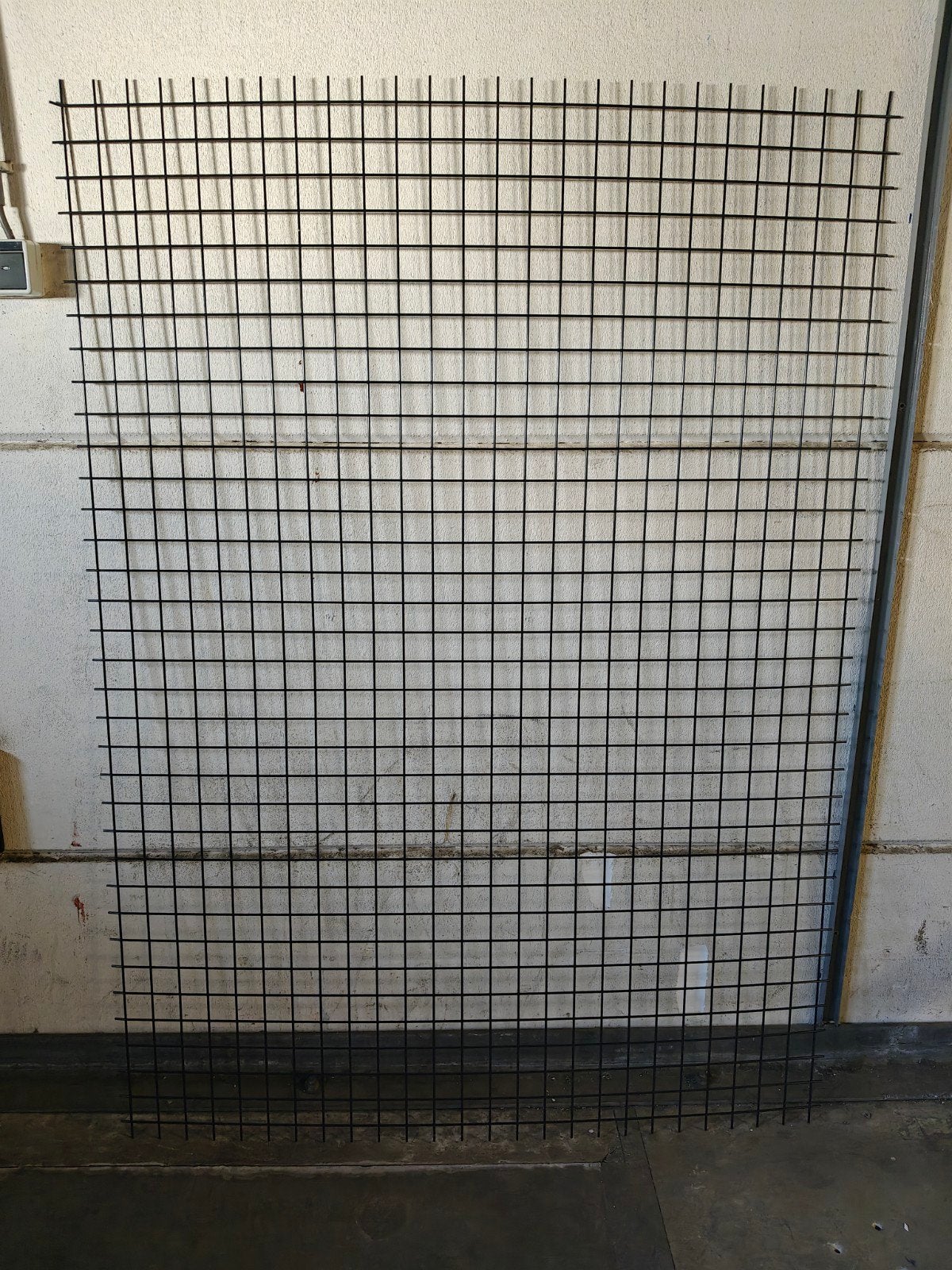 Zwart gecoat gaaspaneel 1.30 x 1.77 m, 4 mm dik, Ophalen, Nieuw, IJzer
