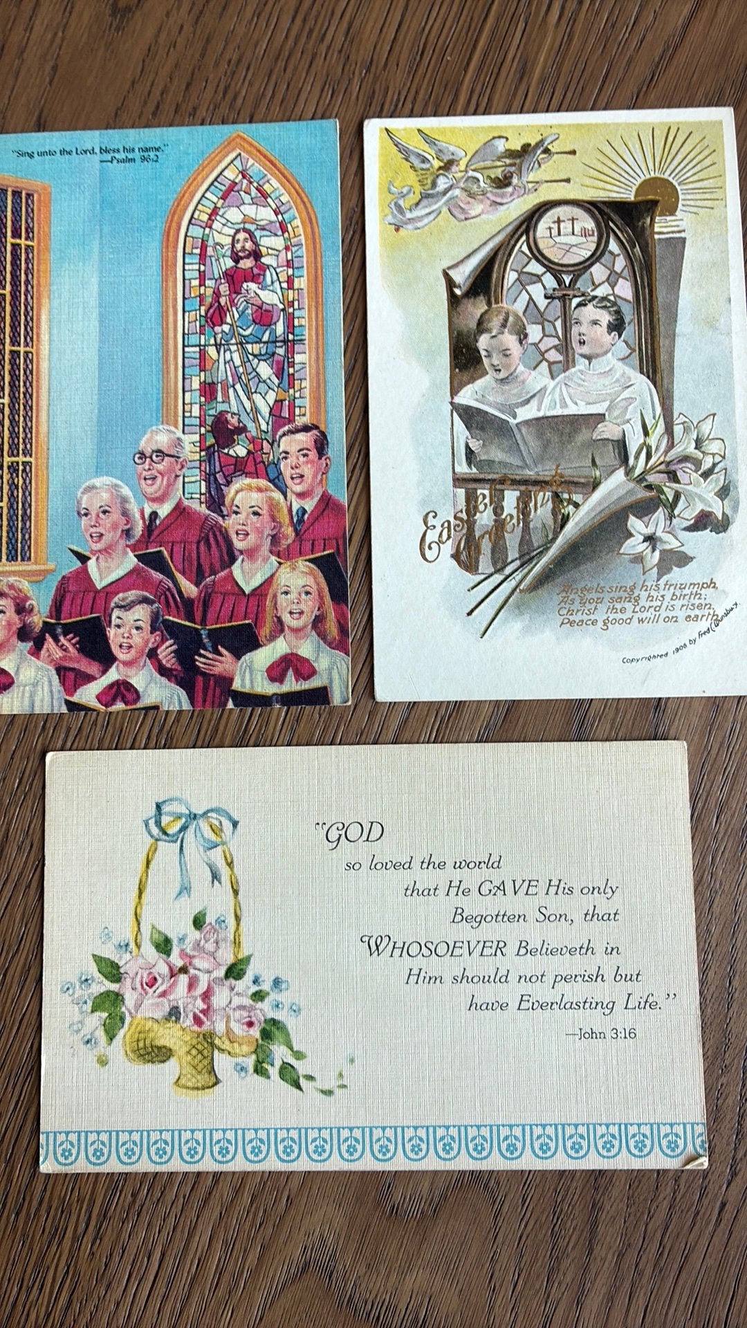 Religieus.11 kaarten,divers,gebeden,met kruis en bloemen etc, Verzamelen, Ophalen of Verzenden, Voor 1920