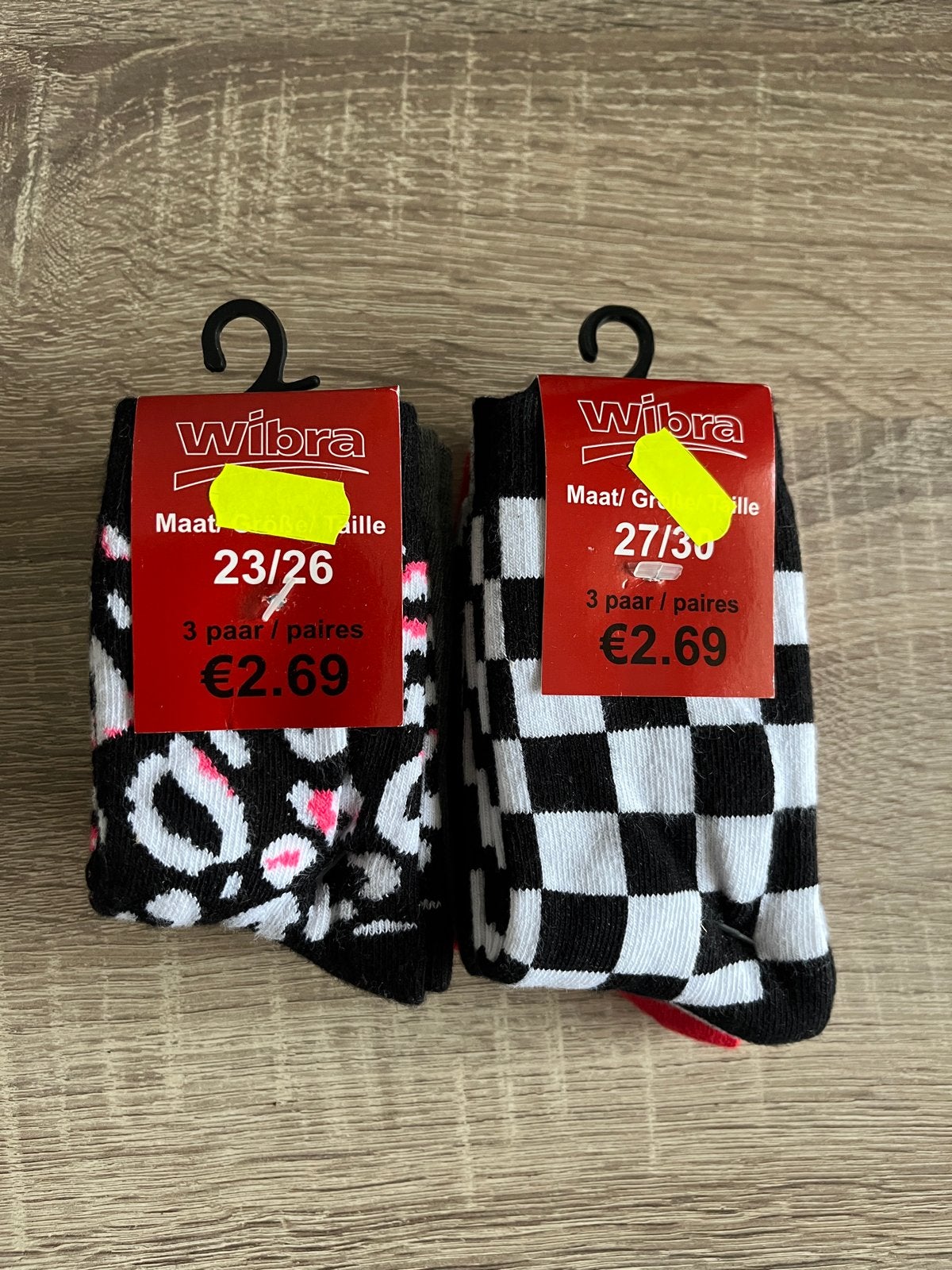 Wibra Sokken - Diverse Maten en Prints (Nieuw), Kleding | Dames, Sokken en Kousen, Nieuw, Sokken en Kniesokken, Overige maten