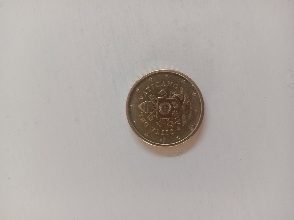 50 eurocent Vaticaanstad 2017, Verzenden, Vaticaanstad, 50 cent, Losse munt