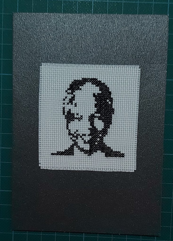kaart met geborduurde Nelson Mandela (1838), Ophalen of Verzenden, Nieuw, Man of Vrouw
