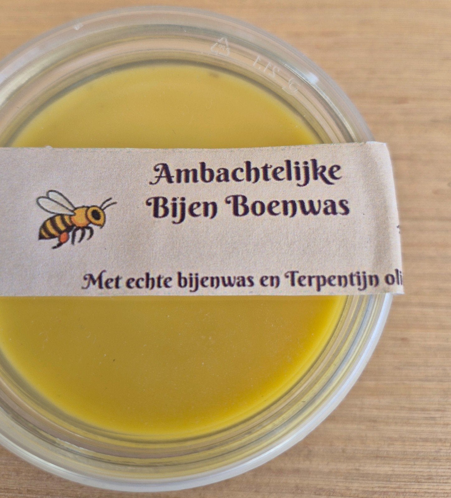 Boenwas van echte bijenwas met terpentijnolie, 85gr/100ml, Ophalen of Verzenden, Overige typen