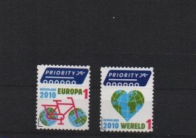 NVPH 2742-2743 Postfris Europa/Wereld 2010, Ophalen of Verzenden, Na 1940, Postfris