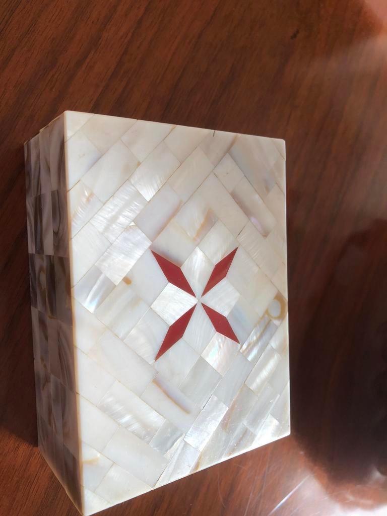 Parelmoer doosje, Antiek en Kunst, Ophalen of Verzenden