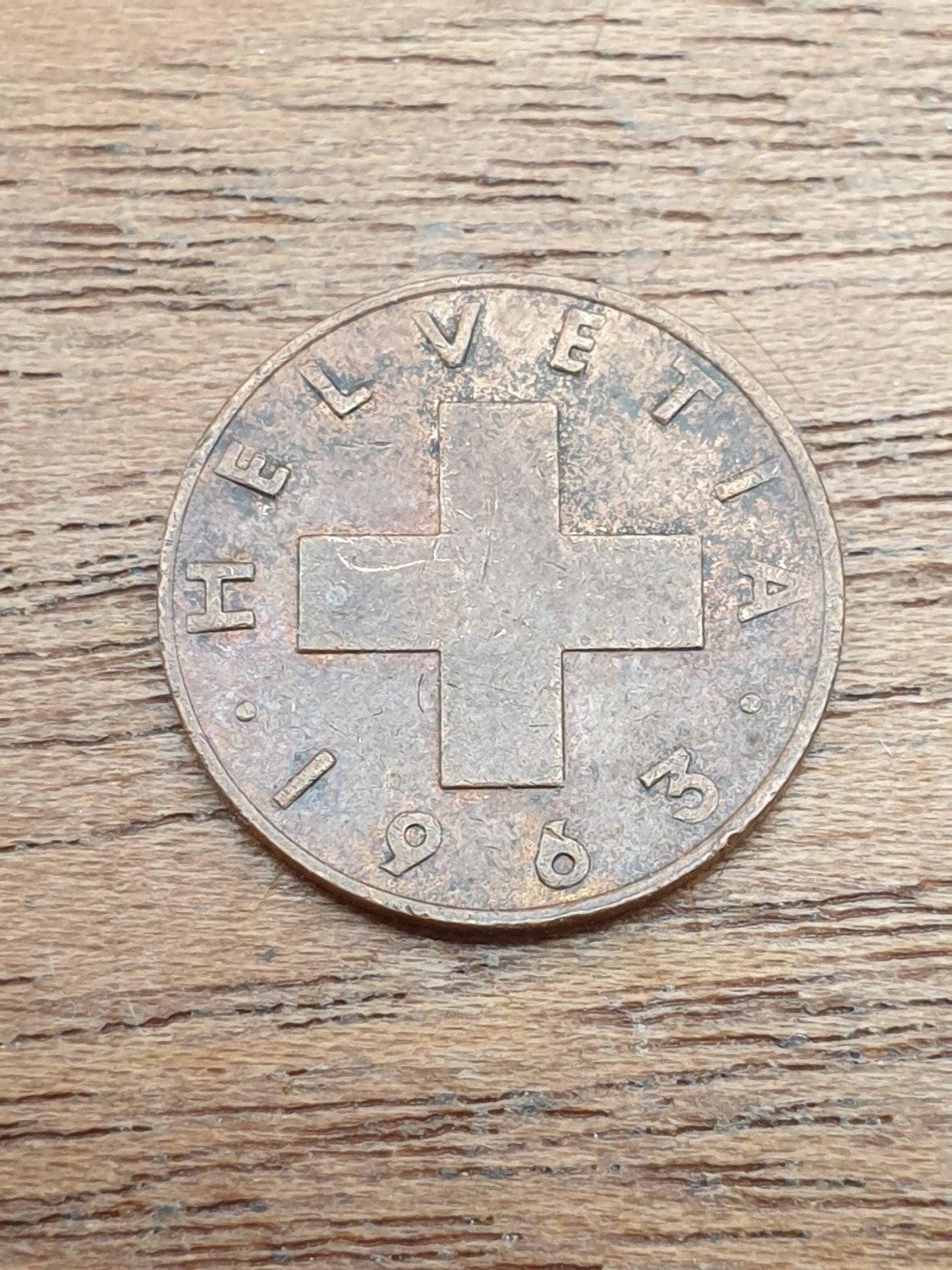 Zwitserland 1 rappen 1963B (5), Ophalen of Verzenden