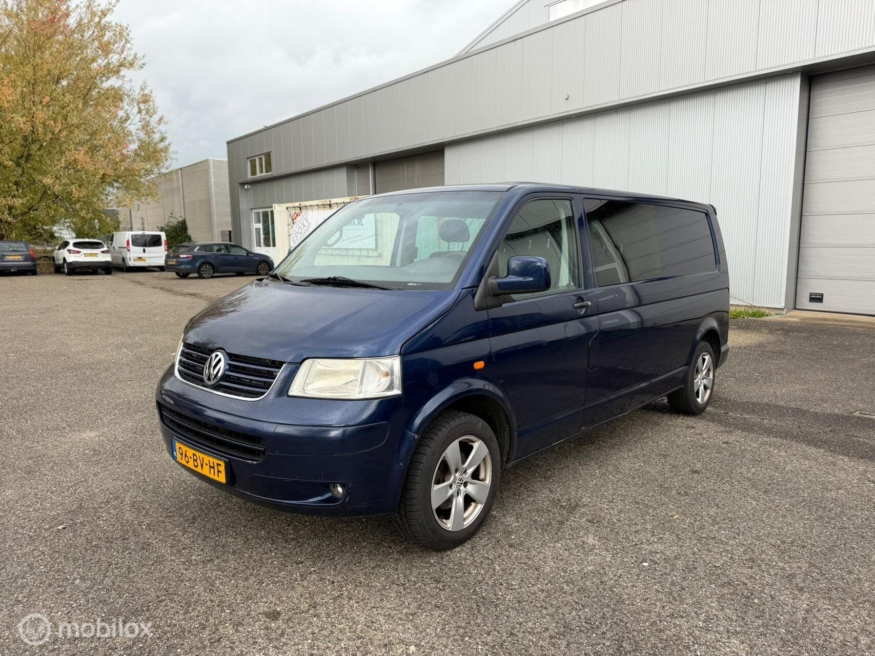 Volkswagen Transporter 2.5 TDI Dubbel Cabine Lang VOL OPTIES, Automaat, Gebruikt, Volkswagen, Bedrijf