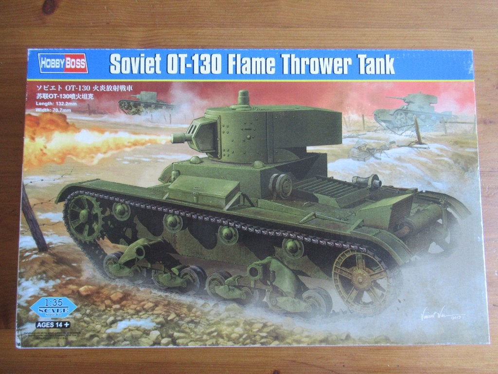 Soviet OT-130 Flame Thrower Tank (HobbyBoss 1/35), Overige merken, Tank, 1:32 tot 1:50, Nieuw