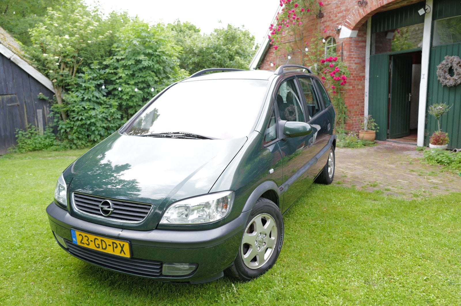 Opel Zafira 1.8 16V 2000 Groen, Voorwielaandrijving, 1345 kg, 125 pk, 4 cilinders