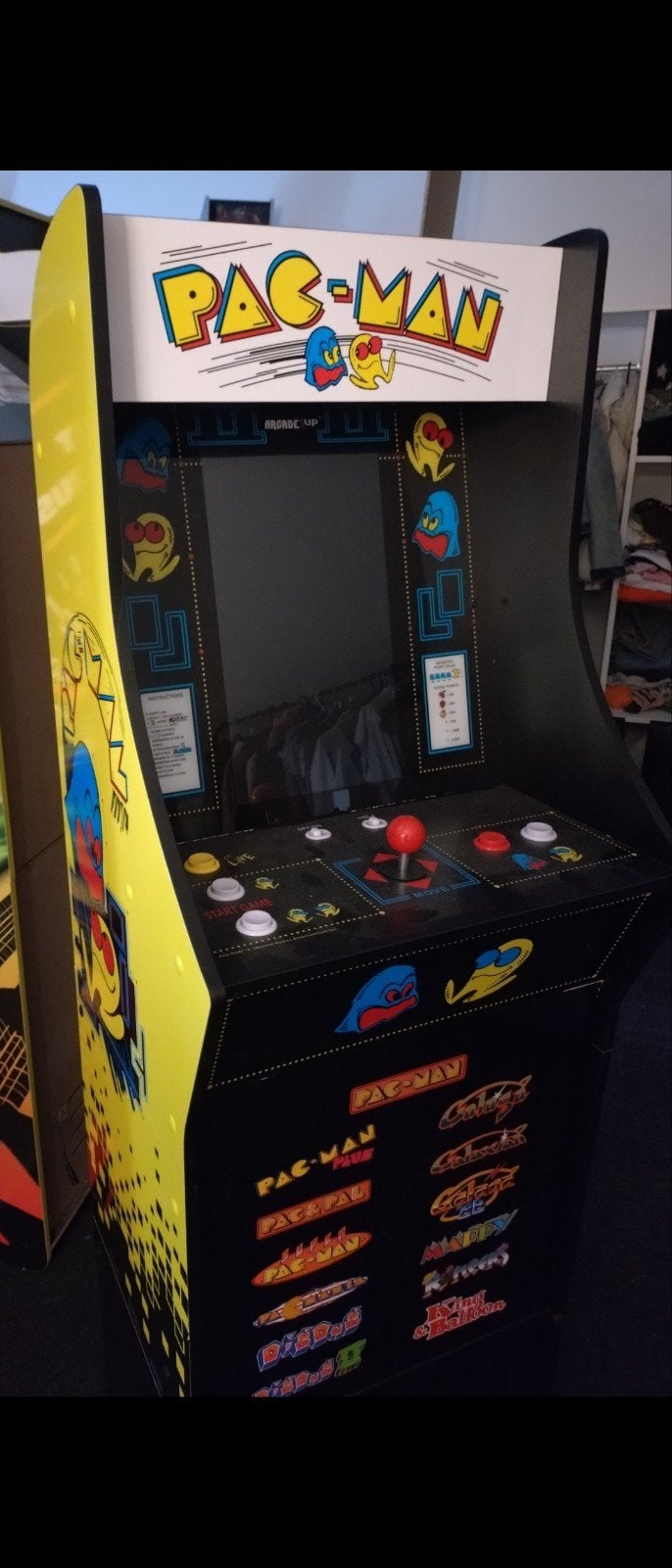 Pacman arcadekast arcade1up met riser, Ophalen, Gebruikt