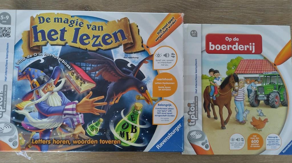 Tiptoi: Op de boerderij & De magie van het lezen, Ophalen of Verzenden, Gebruikt, Taal en Lezen