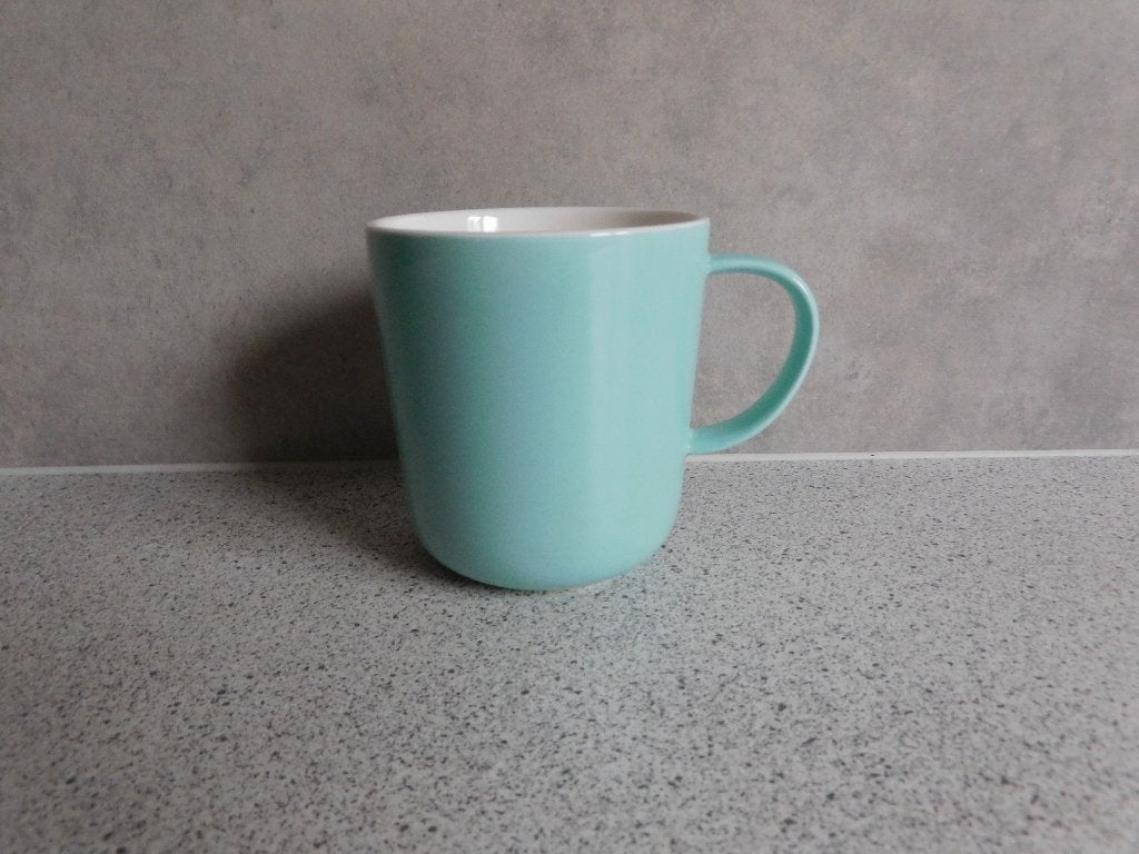 Mok Turquoise New Bone China Chicago Hema - 280 ml, Hema, Zo goed als nieuw, Modern, Porselein
